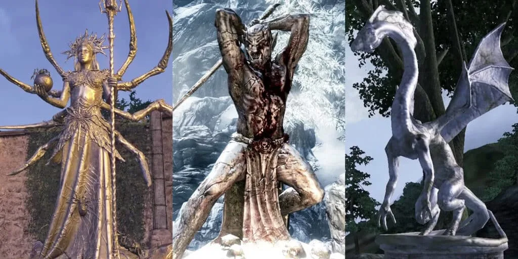 Wpływ Dawnych Bogów na kulturę Tamriel